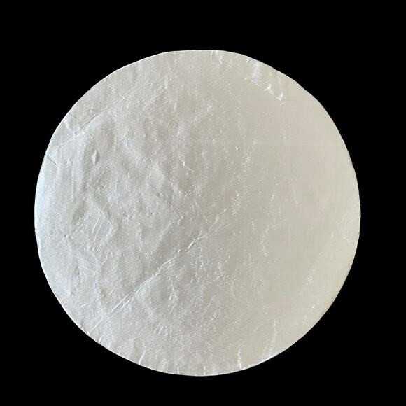 TIRAMISU Handmade Beaded 15in Round Placemat Charger Glam White & Gold NEW - Picture 5 of 16